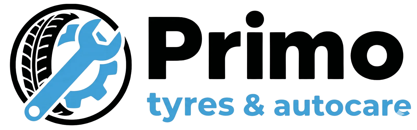 Primo Tyres and Autocare Logo
